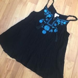 Justice BOHO flowy tank